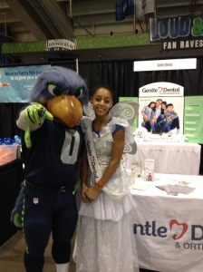 Tooth Fairy with Seattle SeaHawk